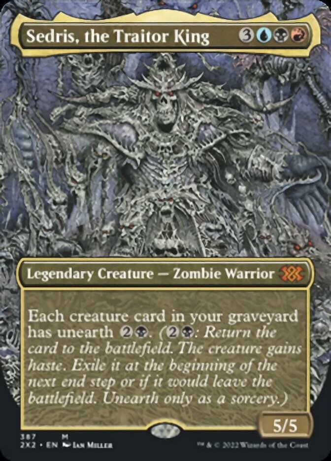 Sedris, the Traitor King (Borderless Alternate Art) [Double Masters 2022] | Good Games North