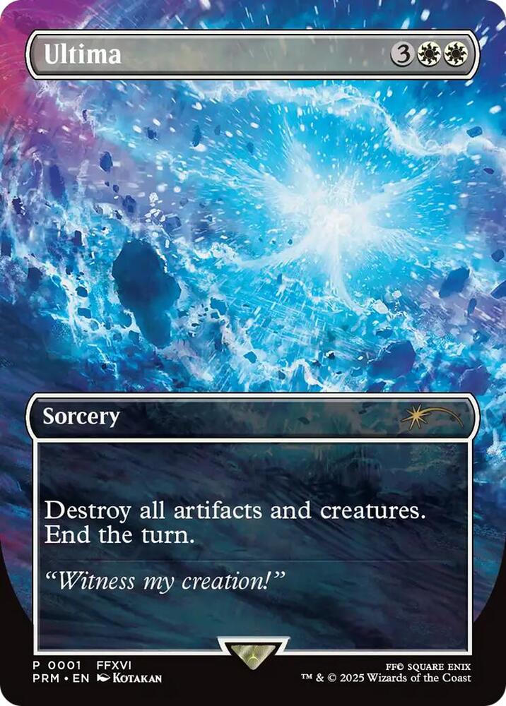 Ultima 1 (Standard Showdown Promos)  - Borderless Foil | Good Games North