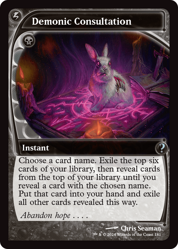 Demonic Consultation (Future Sight) [Mystery Booster 2] | Good Games North