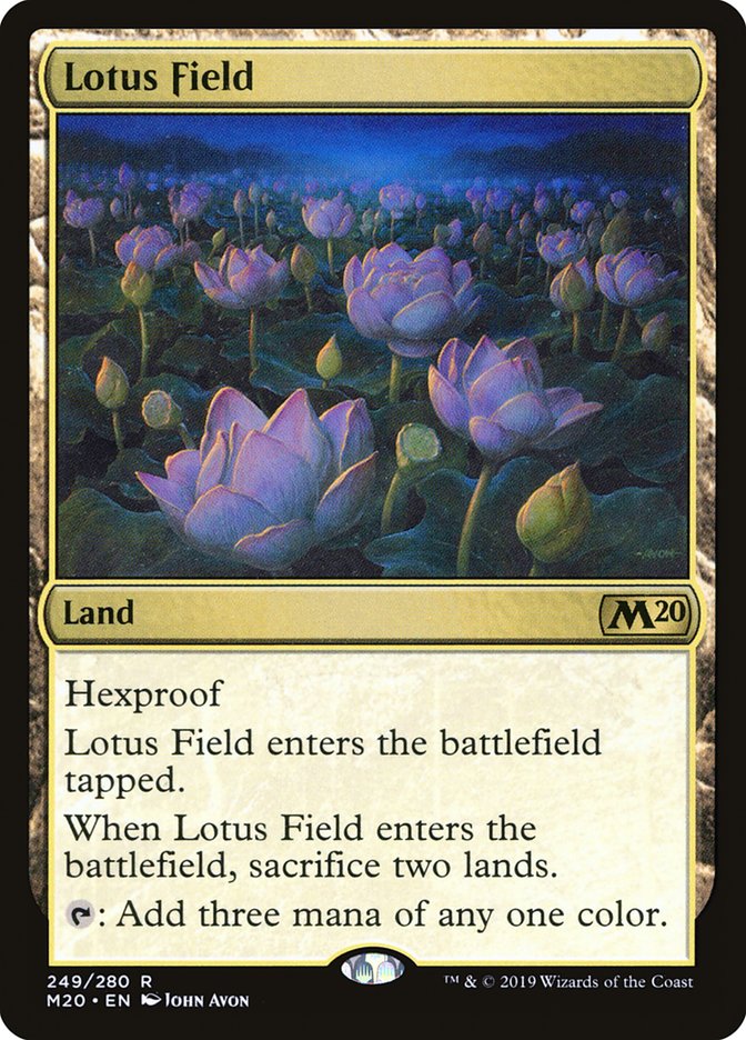 Lotus Field (Core Set 2020)  - Foil | Good Games North