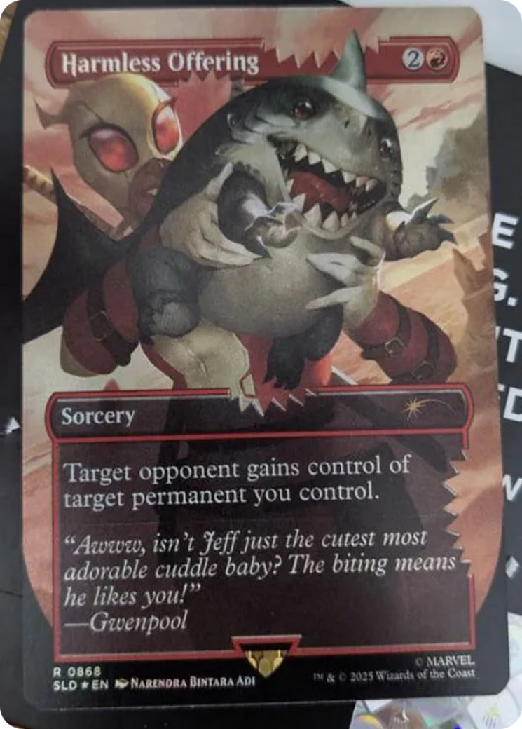 Harmless Offering (Rainbow Foil) [Secret Lair Drop Series] | Good Games North