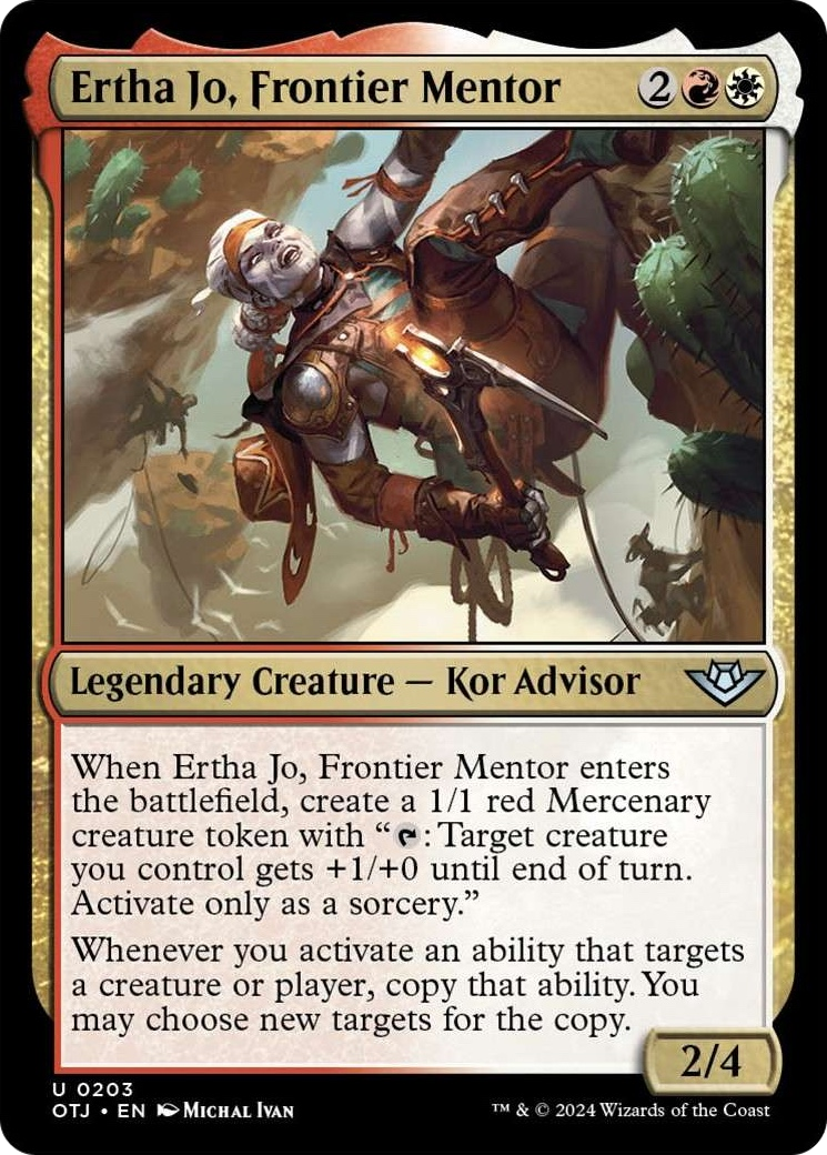Ertha Jo, Frontier Mentor [Outlaws of Thunder Junction] | Good Games North