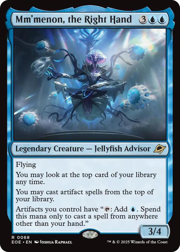 Mm'menon, the Right Hand 68/276 (Edge of Eternities)  - Foil | Good Games North