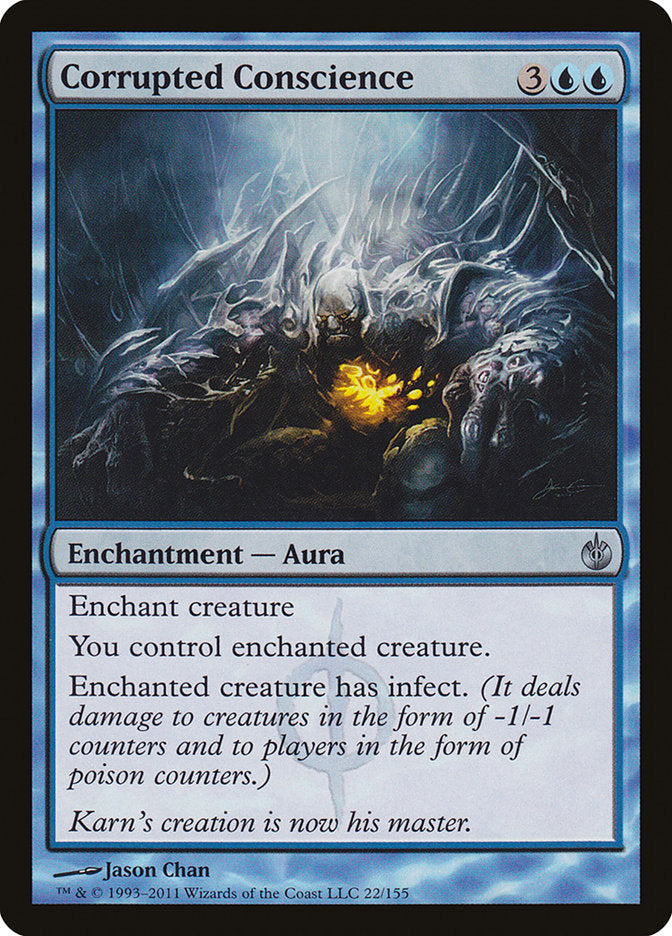 Corrupted Conscience 22/155 (Mirrodin Besieged)  - Foil | Good Games North
