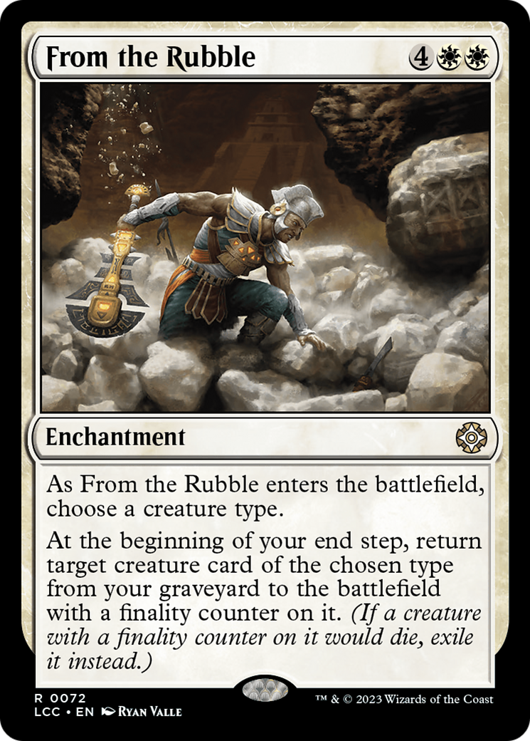 From the Rubble [The Lost Caverns of Ixalan Commander] | Good Games North