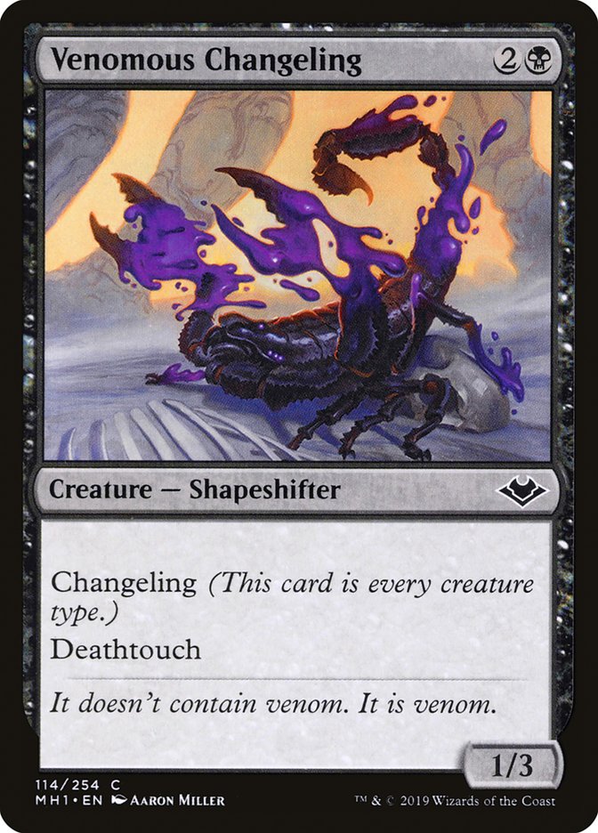 Venomous Changeling [Modern Horizons] | Good Games North