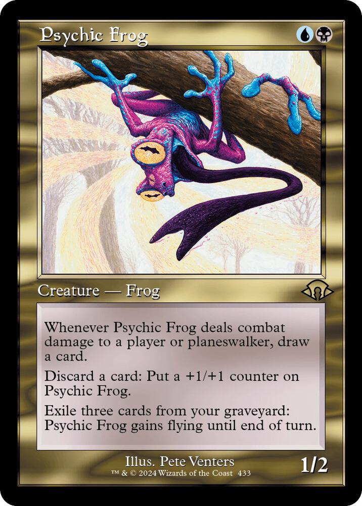 Psychic Frog Retro Frame (Modern Horizons 3)  | Good Games North