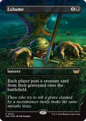 Exhume (Borderless) [Duskmourn: House of Horror Commander] | Good Games North