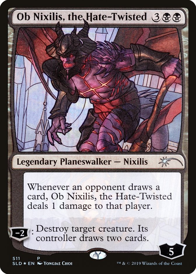 Ob Nixilis, the Hate-Twisted (Stained Glass) [Secret Lair Drop Promos] | Good Games North