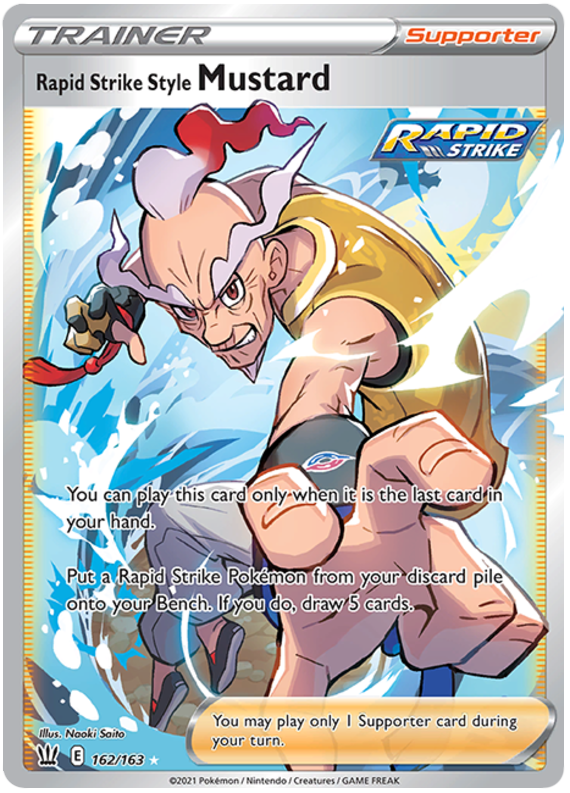 Rapid Strike Style Mustard (162/163) [Sword & Shield: Battle Styles] | Good Games North