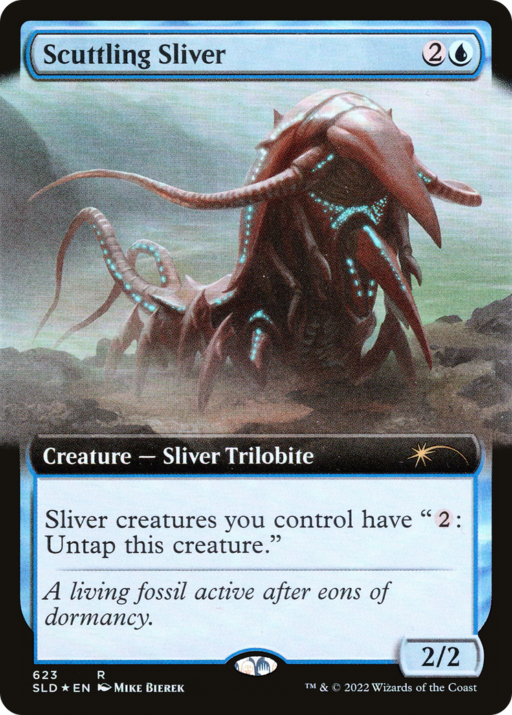 Scuttling Sliver (Extended Art) [Secret Lair Drop Promos] | Good Games North