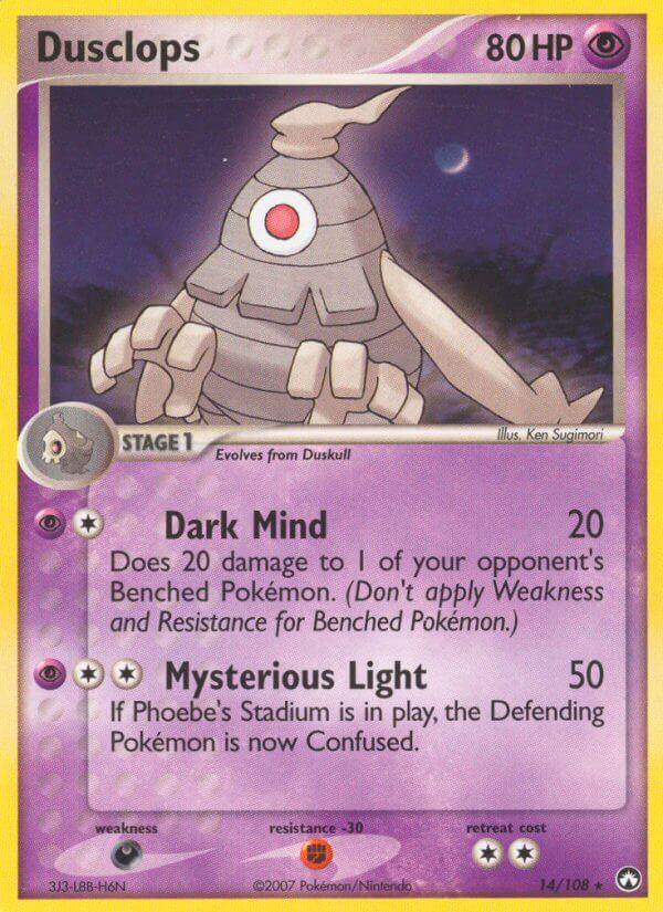 Dusclops (14/108) (Theme Deck Exclusive) [EX: Power Keepers] | Good Games North