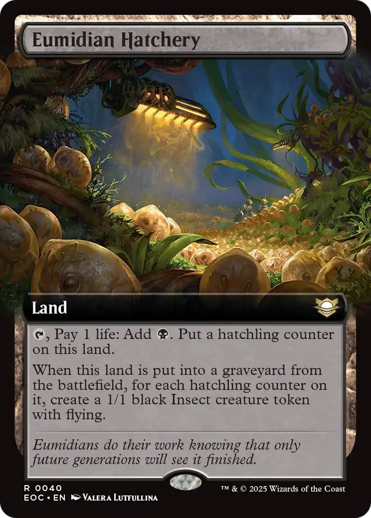 Eumidian Hatchery (Extended Art) [Edge of Eternities Commander] | Good Games North