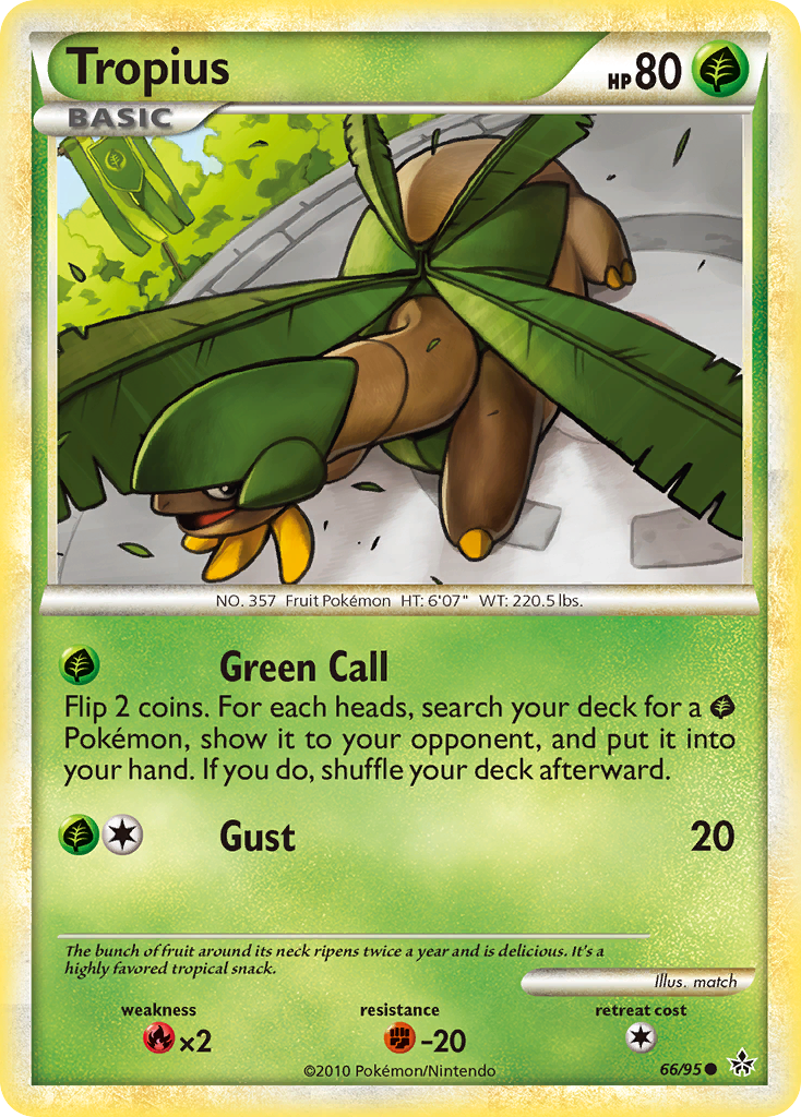 Tropius (66/95) [HeartGold & SoulSilver: Unleashed] | Good Games North