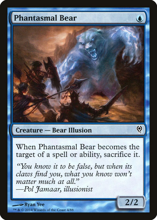 Phantasmal Bear [Duel Decks: Jace vs. Vraska] | Good Games North