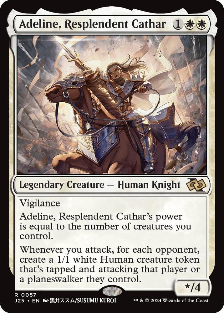 Adeline, Resplendent Cathar 57 (Foundations Jumpstart)  | Good Games North