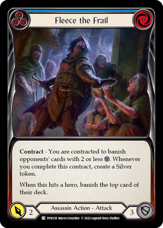 Fleece the Frail (Blue) [DYN138] (Dynasty) | Good Games North