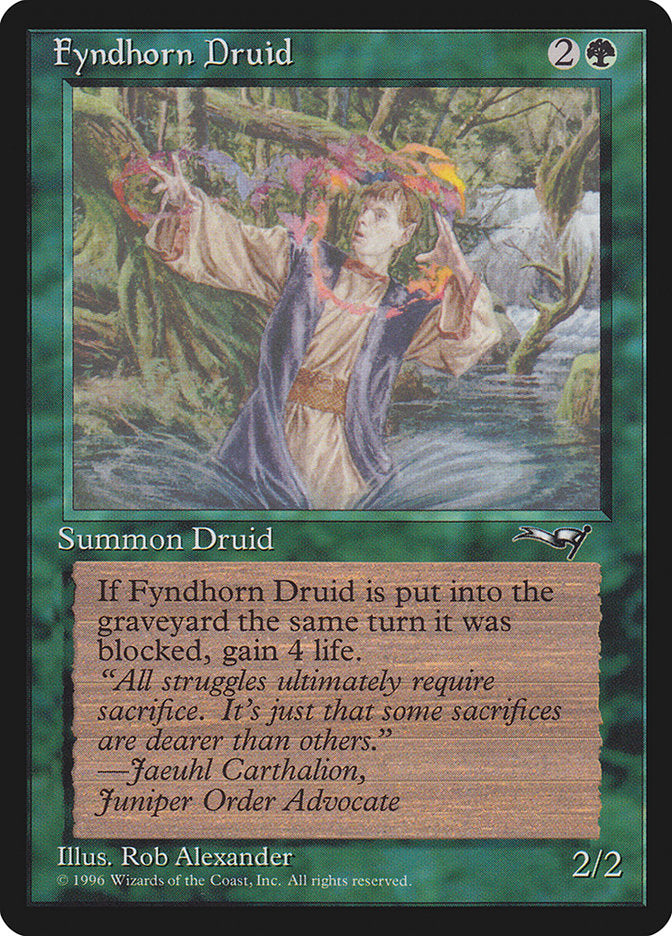Fyndhorn Druid (Flame Circle) [Alliances] | Good Games North