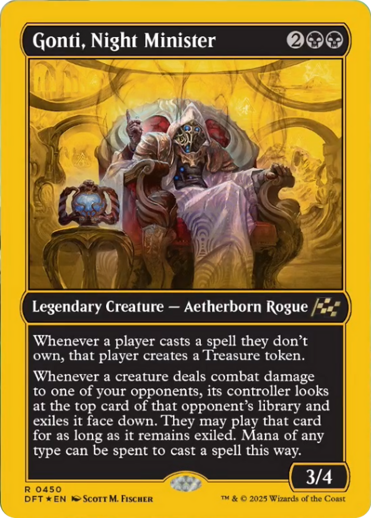 Gonti, Night Minister (First-Place Foil) [Aetherdrift] | Good Games North