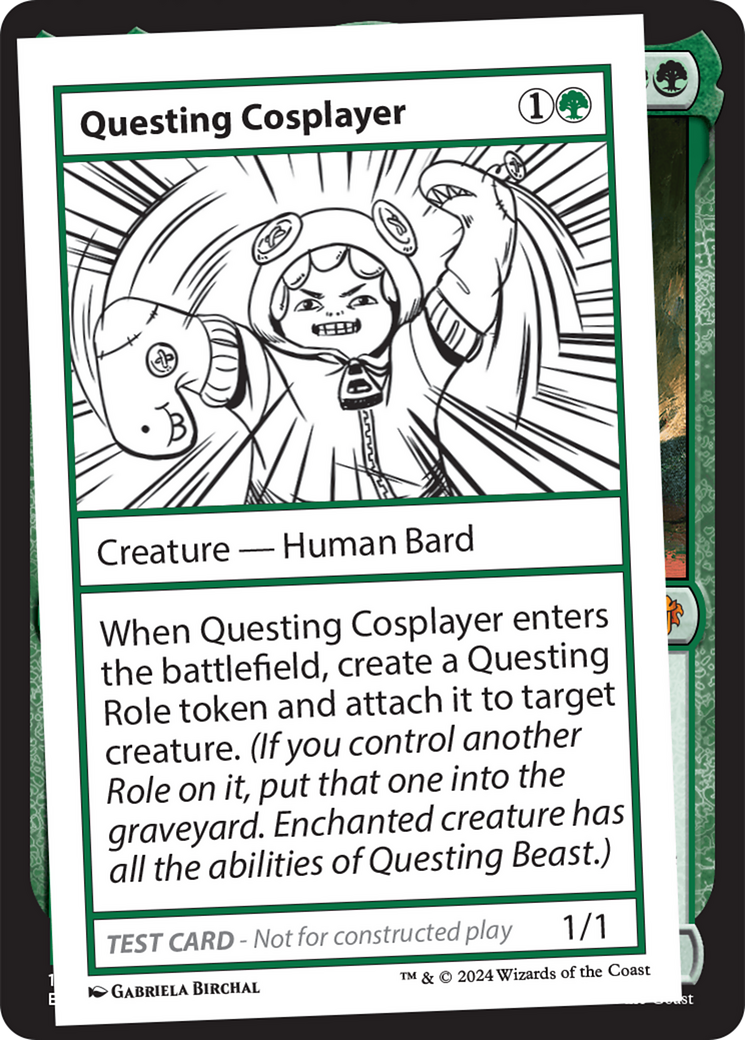 Questing Cosplayer [Mystery Booster 2 Playtest Cards] | Good Games North