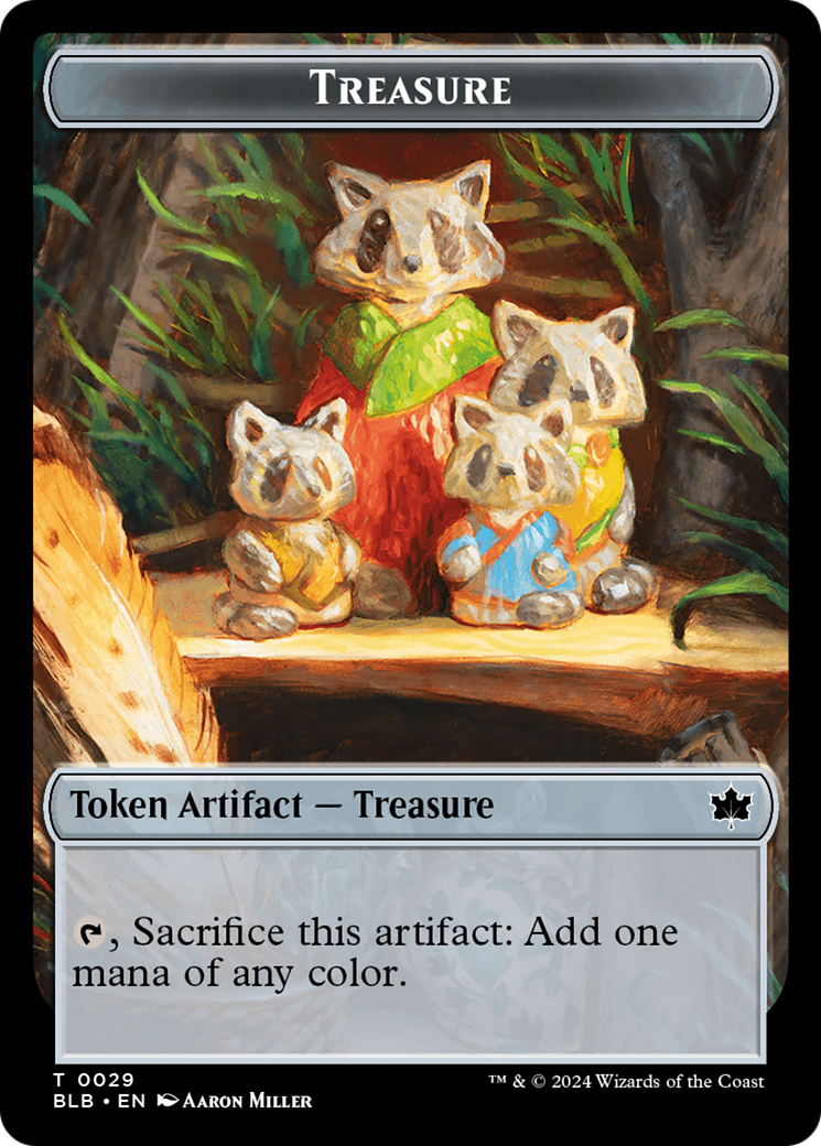Treasure Token [Bloomburrow Tokens] | Good Games North