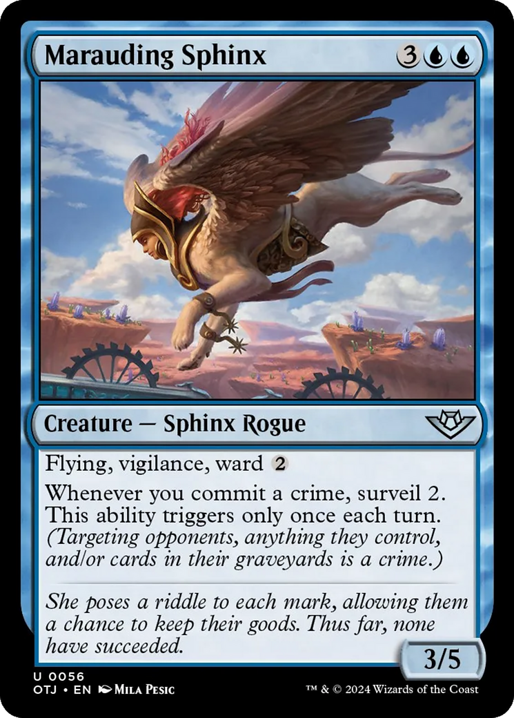 Marauding Sphinx [Outlaws of Thunder Junction] | Good Games North