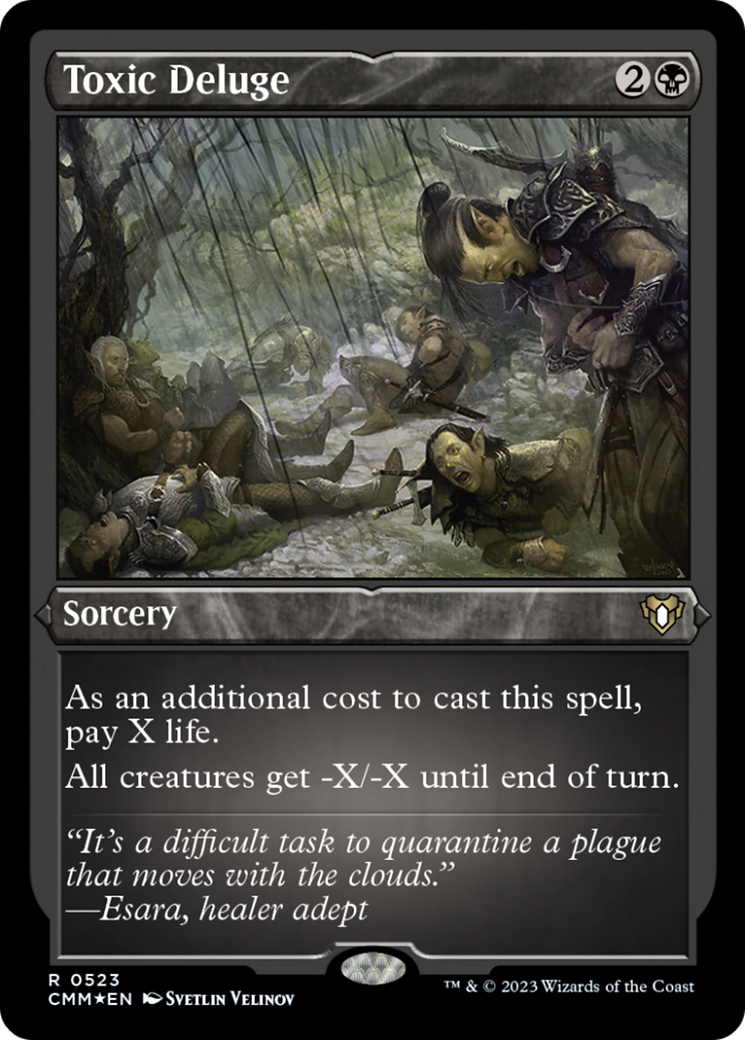 Toxic Deluge (Foil Etched) [Commander Masters] | Good Games North