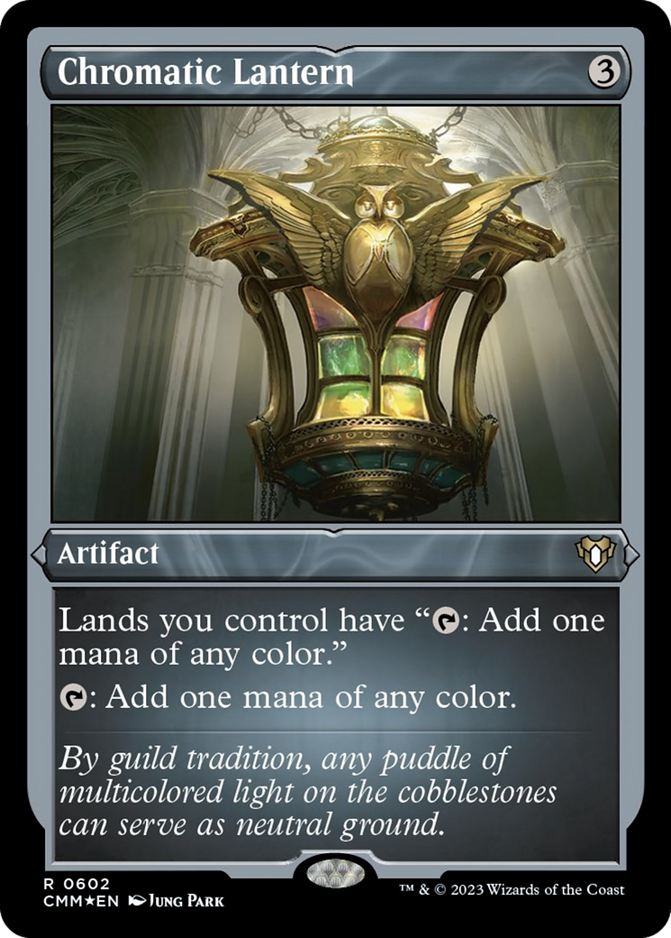 Chromatic Lantern (Foil Etched) [Commander Masters] | Good Games North