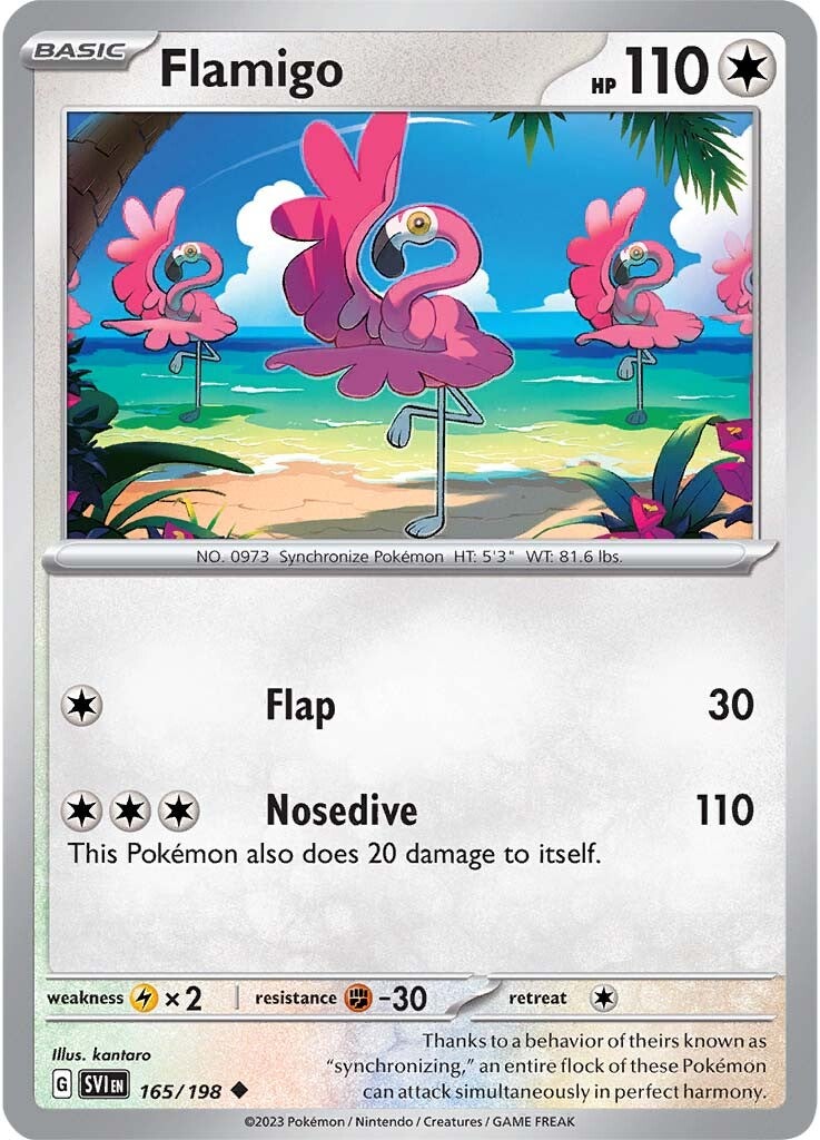 Flamigo (165/198) [Scarlet & Violet: Base Set] | Good Games North