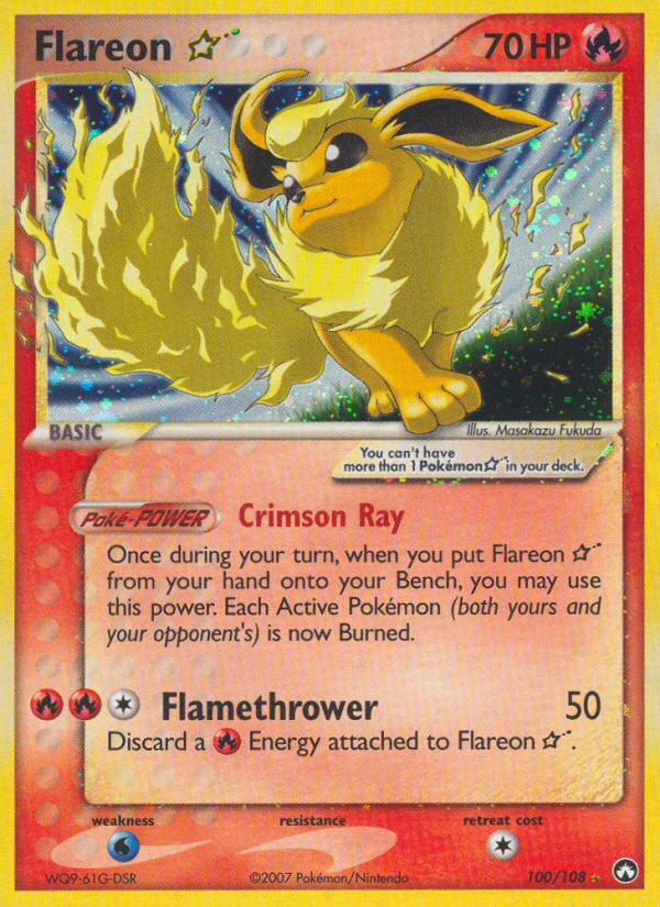 Flareon Star (100/108) [EX: Power Keepers] | Good Games North