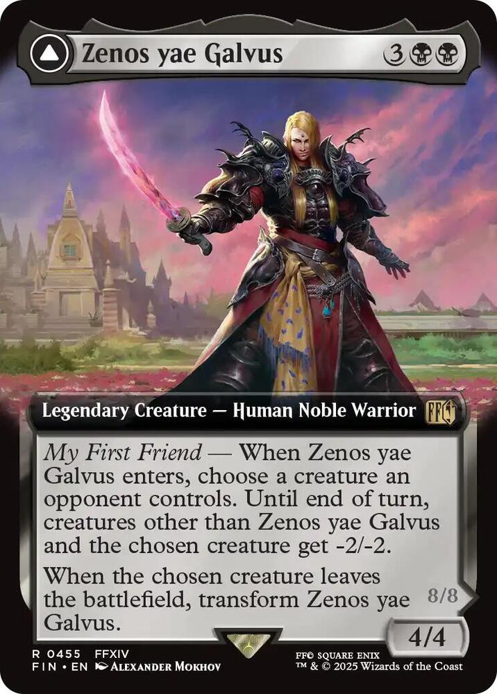 Zenos yae Galvus // Shinryu, Transcendent Rival 455/309 (FINAL FANTASY)  - Extended Art | Good Games North