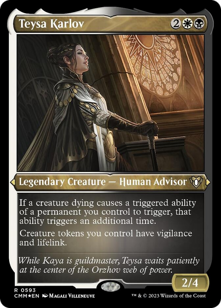 Teysa Karlov (Foil Etched) [Commander Masters] | Good Games North
