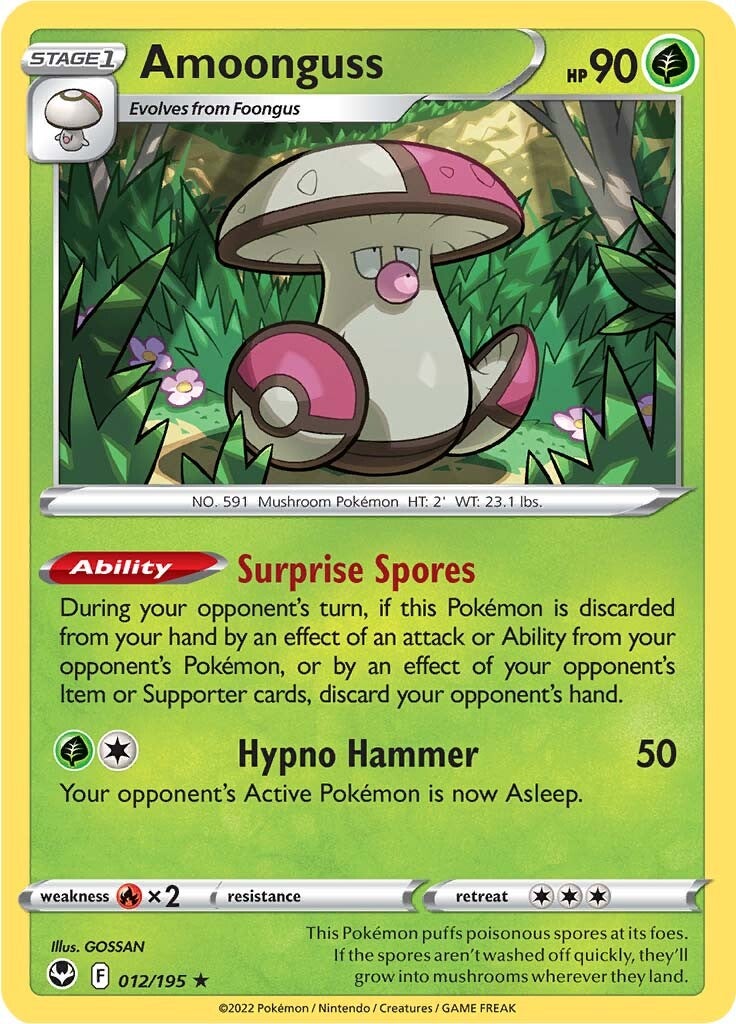Amoonguss (012/195) [Sword & Shield: Silver Tempest] | Good Games North