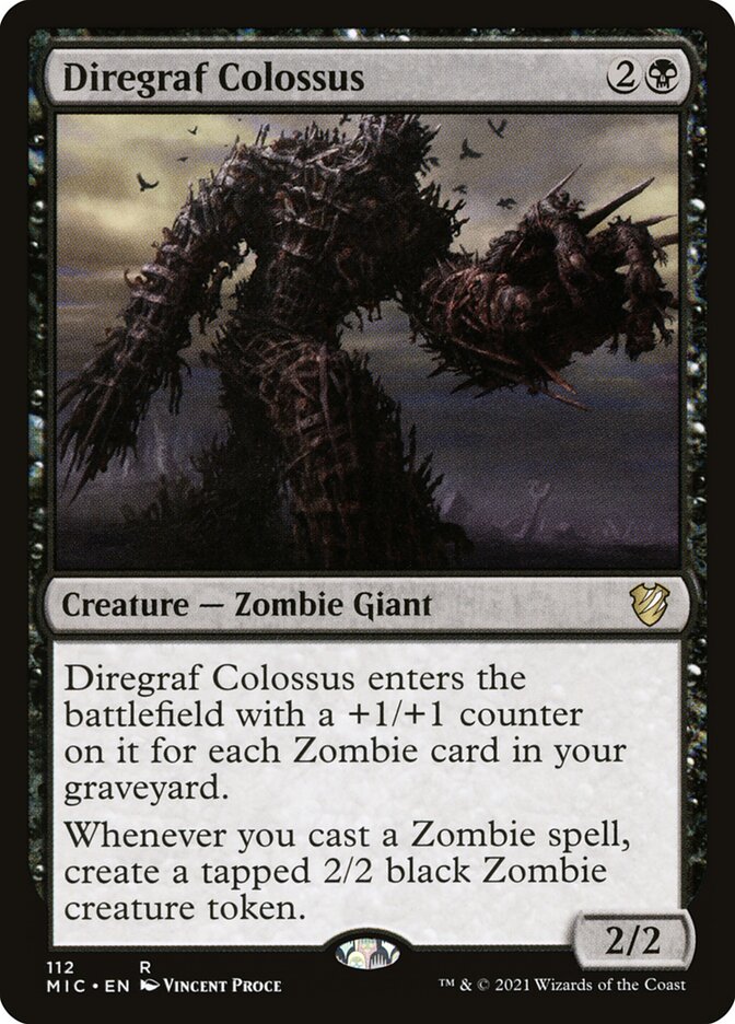 Diregraf Colossus (Commander: Innistrad: Midnight Hunt)  | Good Games North
