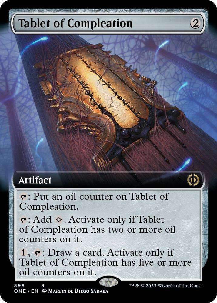 Tablet of Compleation 398 (Phyrexia: All Will Be One)  - Extended Art | Good Games North