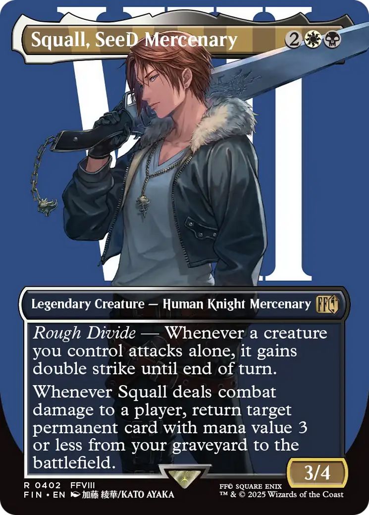 Squall, SeeD Mercenary (Borderless) [FINAL FANTASY] | Good Games North