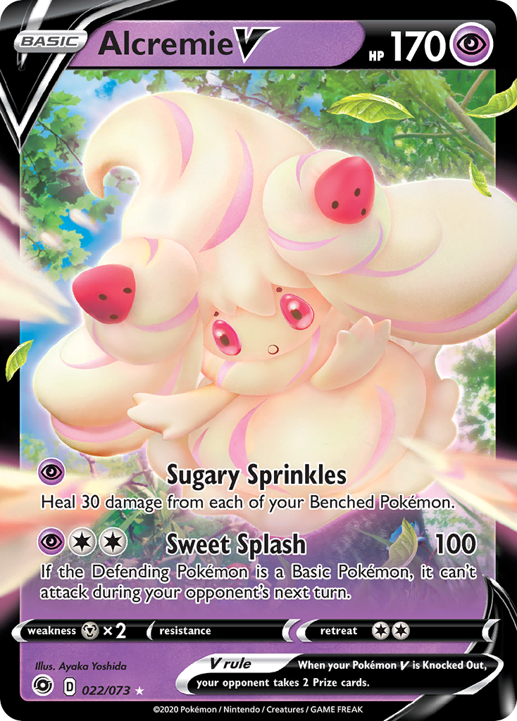 Alcremie V (022/073) [Sword & Shield: Champion's Path] | Good Games North