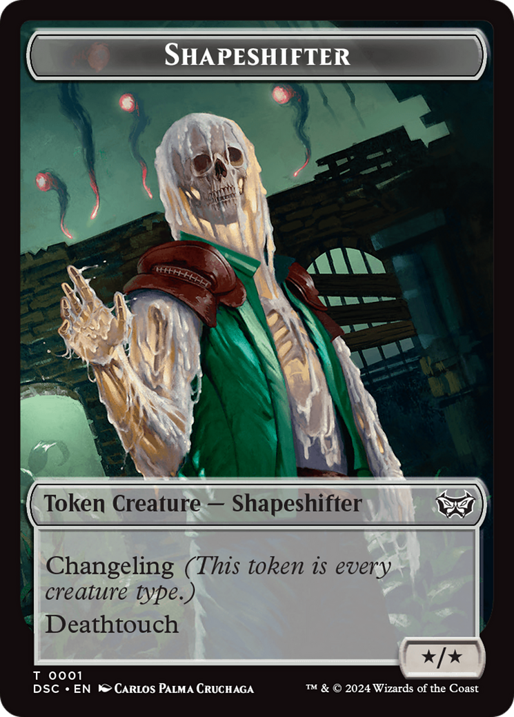 Insect (0011) // Shapeshifter Double-Sided Token [Duskmourn: House of Horror Commander Tokens] | Good Games North