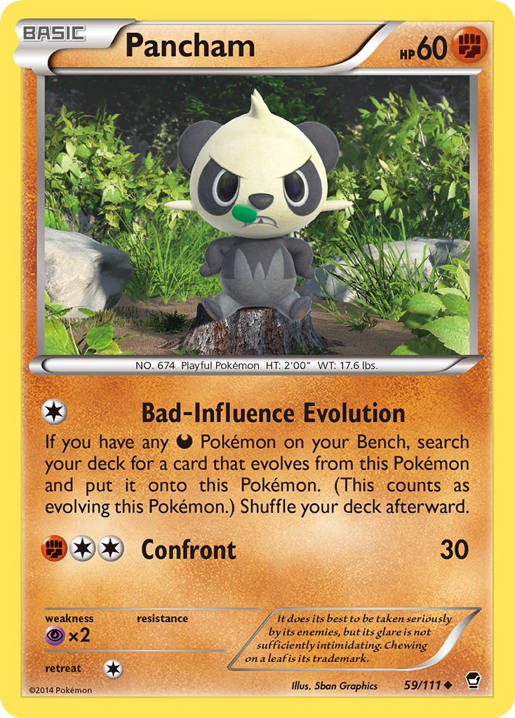 Pancham (59/111) [XY: Furious Fists] | Good Games North