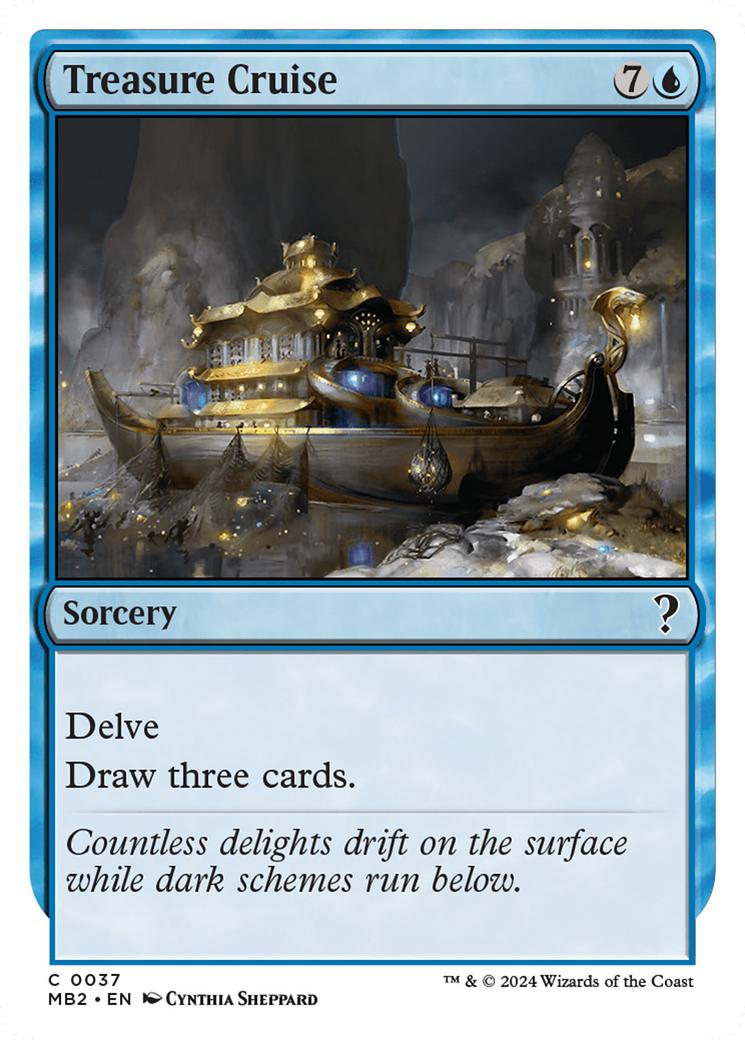 Treasure Cruise (White Border) [Mystery Booster 2] | Good Games North