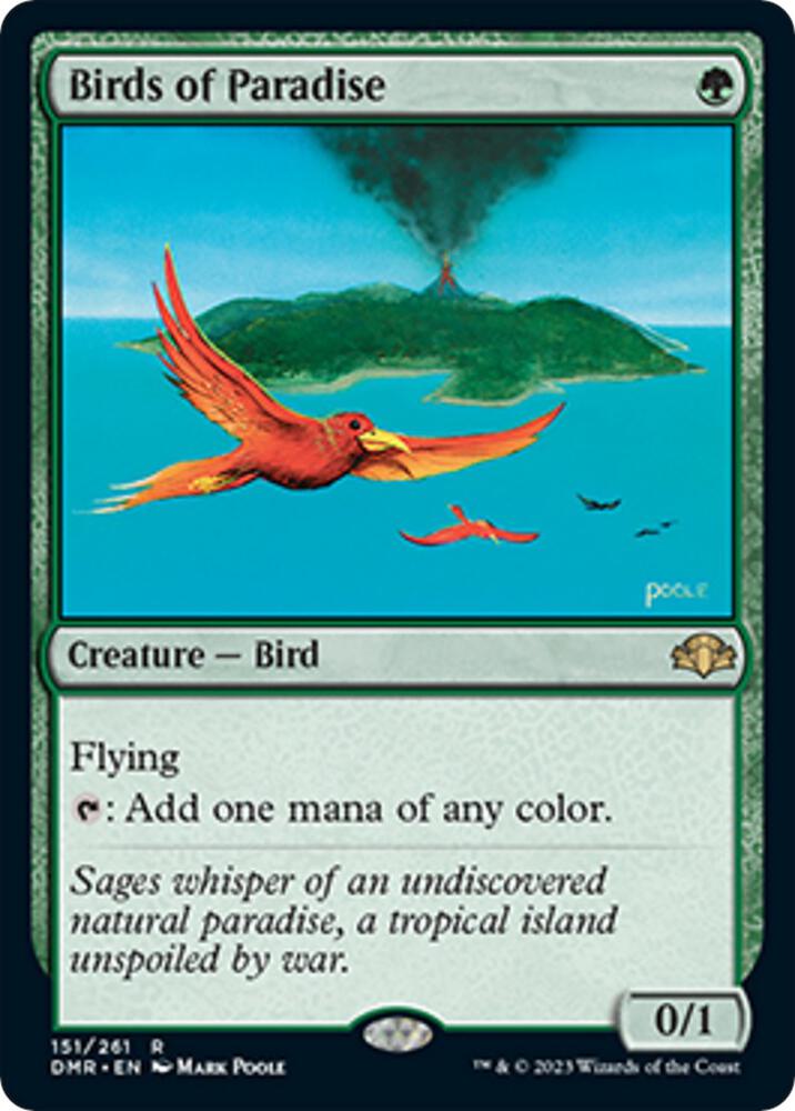 Birds of Paradise 151/261 (Dominaria Remastered)  - Foil | Good Games North