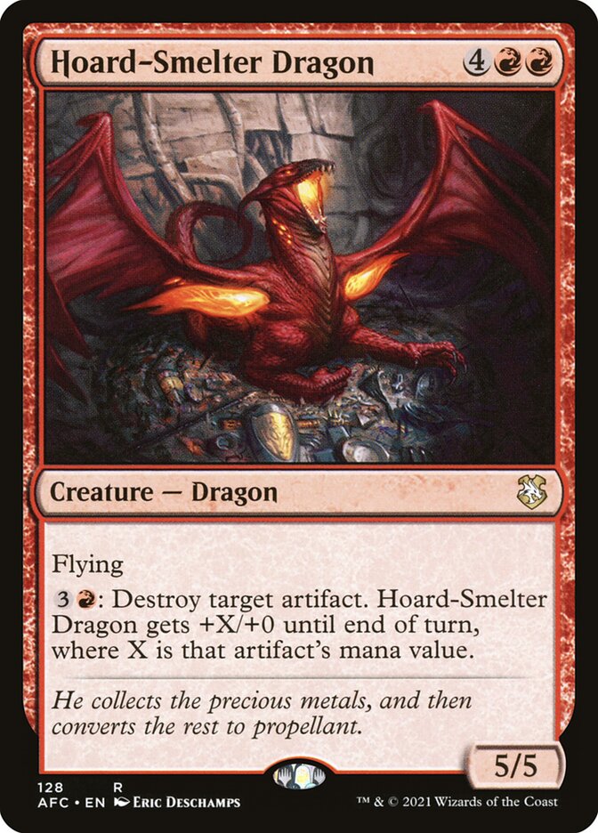 Hoard-Smelter Dragon 128/62 (Commander: Adventures in the Forgotten Realms)  | Good Games North
