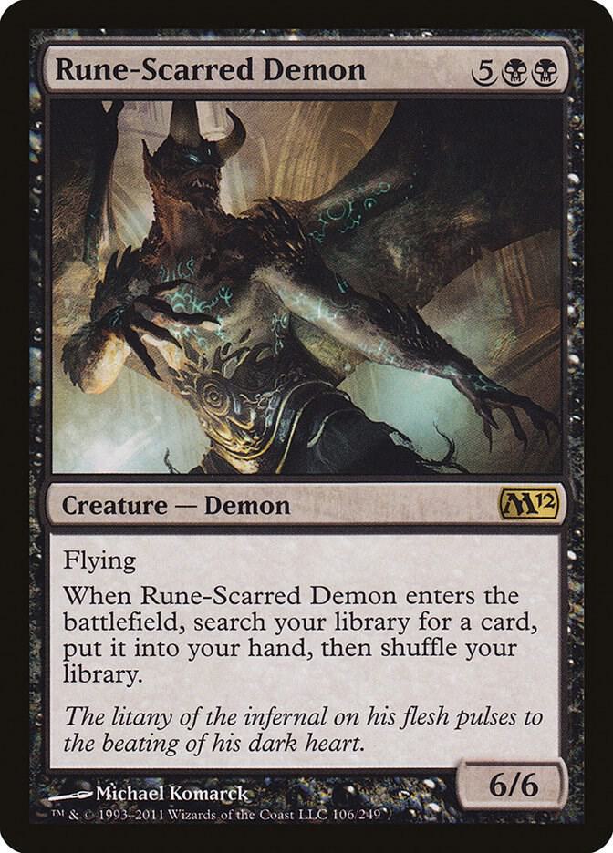 Rune-Scarred Demon 106/249 (Magic 2012 (M12))  | Good Games North