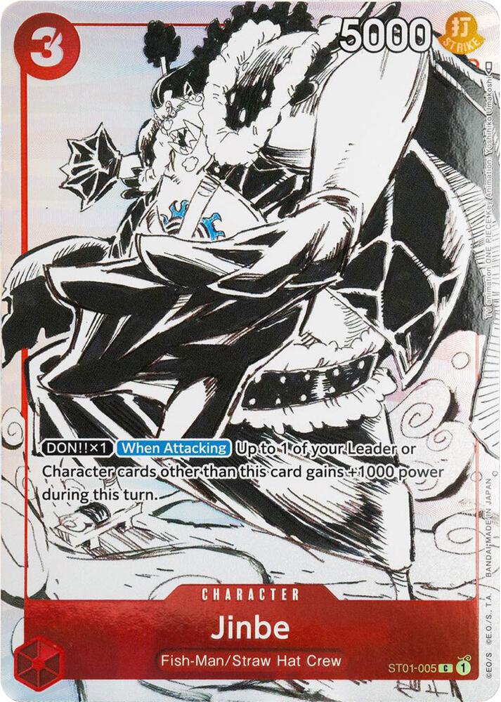 Jinbe (Gift Col.) ST01-005 (One Piece Promotion Cards)  - Alternate Art Foil | Good Games North