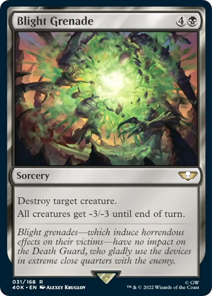 Blight Grenade Surge Foil (Universes Beyond: Warhammer 40,000)  - undefined | Good Games North