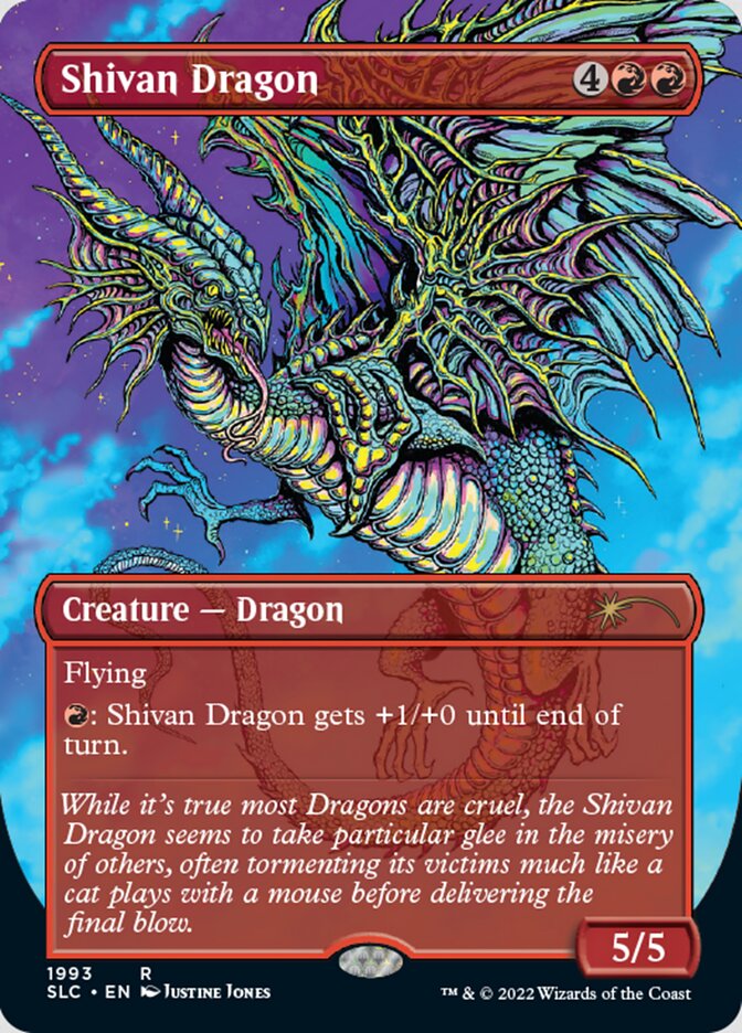 Shivan Dragon (Borderless) [Secret Lair Countdown Kit] | Good Games North