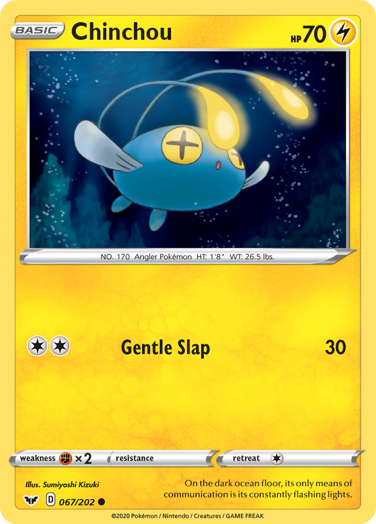 Chinchou (067/202) [Sword & Shield: Base Set] | Good Games North