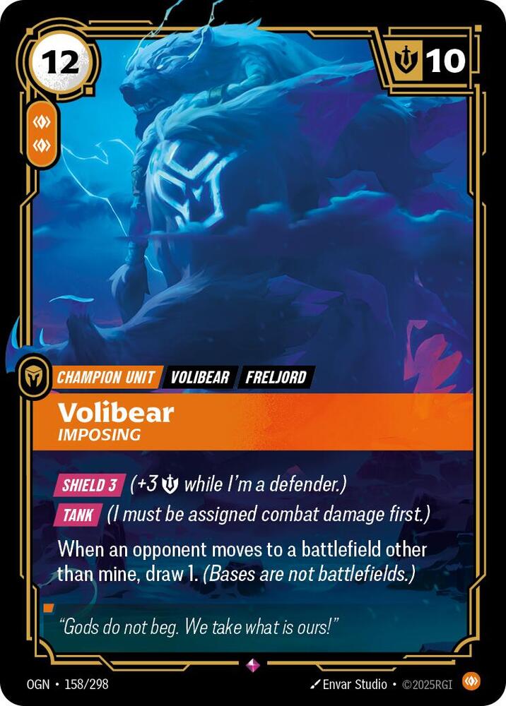 Volibear Imposing (Origins)  - Foil | Good Games North