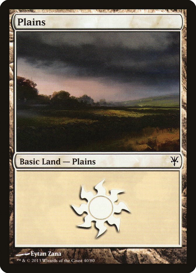 Plains (40) [Duel Decks: Sorin vs. Tibalt] | Good Games North