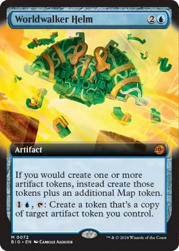 Worldwalker Helm (Extended Art) [Outlaws of Thunder Junction: The Big Score] | Good Games North